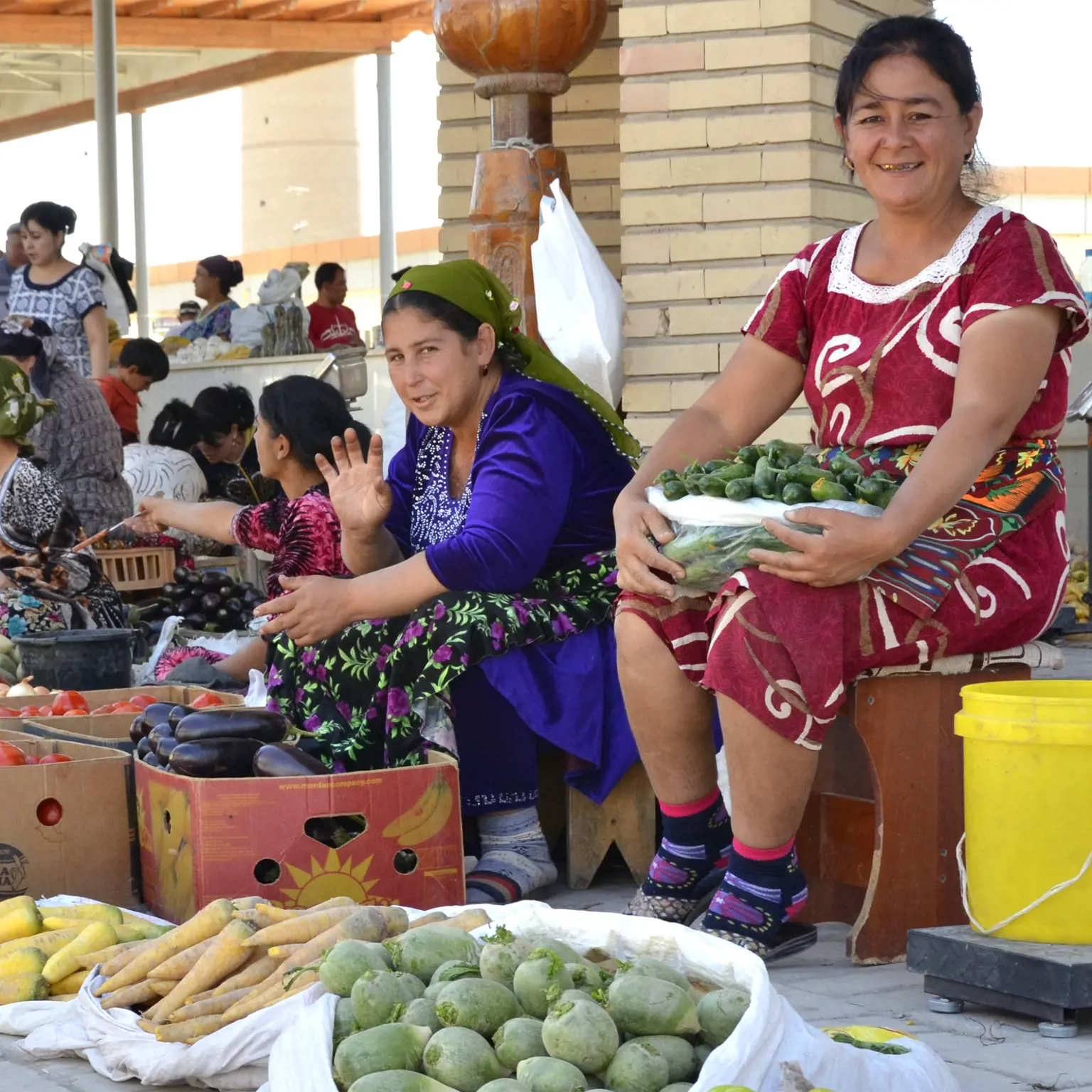 Feilschen auf dem Markt